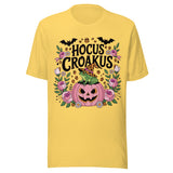 Hocus Croakus - Unisex Halloween T-Shirt - Yellow