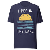 I Pee In The Lake - Unisex T-Shirt - Midnight Navy
