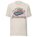I'd Rather Be Pontooning - Unisex T-Shirt - Dust White