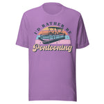I'd Rather Be Pontooning - Unisex T-Shirt - Team Purple