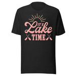 It's Lake Time - Unisex T-Shirt - Black