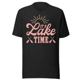 It's Lake Time - Unisex T-Shirt - Black