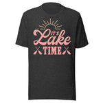 It's Lake Time - Unisex T-Shirt - Dark Gray