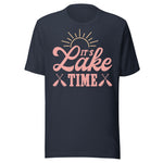 It's Lake Time - Unisex T-Shirt - Navy Blue