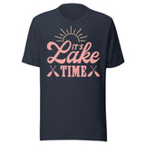It's Lake Time - Unisex T-Shirt - Navy Blue