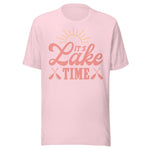 It's Lake Time - Unisex T-Shirt - Soft Pink
