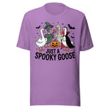 Just A Spooky Goose - Unisex Halloween T-Shirt - Heather Team Purple
