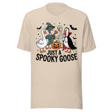 Just A Spooky Goose - Unisex Halloween T-Shirt - Soft Cream