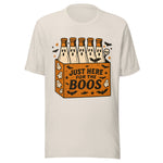 Just Here For The Boos Beer - Unisex Halloween T-Shirt - Dust White