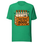 Just Here For The Boos Beer - Unisex Halloween T-Shirt - Green