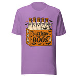 Just Here For The Boos Beer - Unisex Halloween T-Shirt - Purple