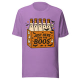 Just Here For The Boos Beer - Unisex Halloween T-Shirt - Purple