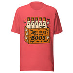 Just Here For The Boos Beer - Unisex Halloween T-Shirt - Red
