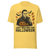 Just Waiting For Halloween Movie Villain - Unisex T-Shirt - Yellow