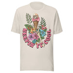 Keepin' It Cool Beach Skeleton - Unisex T-Shirt - Dust White
