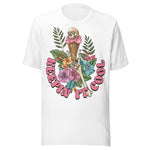 Keepin' It Cool Beach Skeleton - Unisex T-Shirt - White