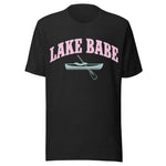 Lake Babe Pastel - Unisex T-Shirt - Black