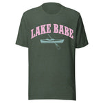 Lake Babe Pastel - Unisex T-Shirt - Forest Green