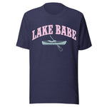 Lake Babe Pastel - Unisex T-Shirt - Midnight Navy