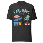 Lake Babe Starter Pack - Unisex T-Shirt - Dark Gray