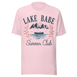 Lake Babe Summer Club - Unisex T-Shirt - Soft Pink