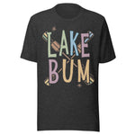Lake Bum - Unisex T-Shirt - Dark Gray