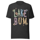 Lake Bum - Unisex T-Shirt - Dark Gray