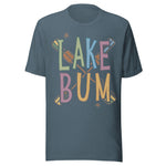 Lake Bum - Unisex T-Shirt - Slate Blue