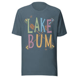 Lake Bum - Unisex T-Shirt - Slate Blue