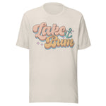 Lake Bum Anchor - Unisex T-Shirt - Dust White