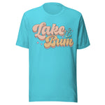 Lake Bum Anchor - Unisex T-Shirt - Turquoise Blue