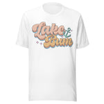 Lake Bum Anchor - Unisex T-Shirt - White