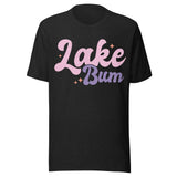 Lake Bum Girly - Unisex T-Shirt - Black