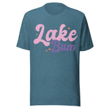 Lake Bum Girly - Unisex T-Shirt - Teal Blue