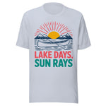 Lake Days and Sun Rays - Unisex T-Shirt - Light Blue