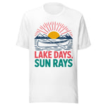 Lake Days and Sun Rays - Unisex T-Shirt - White