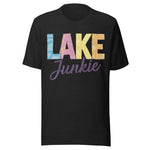 Lake Junkie Colorful - Unisex T-Shirt - Black