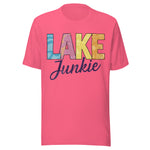 Lake Junkie Colorful - Unisex T-Shirt - Charity Pink