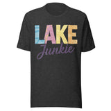 Lake Junkie Colorful - Unisex T-Shirt - Dark Gray
