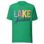Lake Junkie Colorful - Unisex T-Shirt - Kelly Green