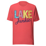 Lake Junkie Colorful - Unisex T-Shirt - Red