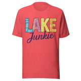 Lake Junkie Colorful - Unisex T-Shirt - Red