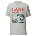 Lake Mode: On - Unisex T-Shirt - Athletic Gray