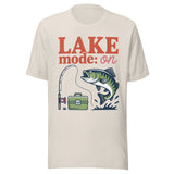 Lake Mode: On - Unisex T-Shirt - Dust White