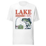Lake Mode: On - Unisex T-Shirt - White