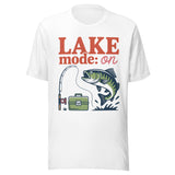 Lake Mode: On - Unisex T-Shirt - White