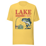 Lake Mode: On - Unisex T-Shirt - Yellow