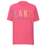 Lake Vibes - Unisex T-Shirt - Charity Pink