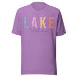Lake Vibes - Unisex T-Shirt - Heather Team Purple