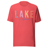 Lake Vibes - Unisex T-Shirt - Red